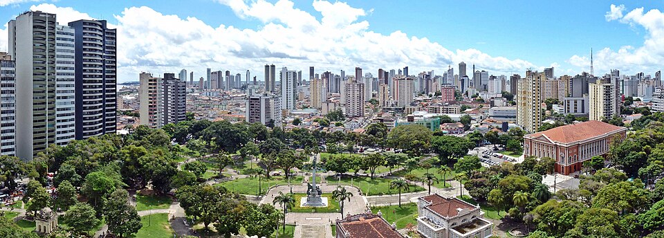 Vista de Belém, capital do estado