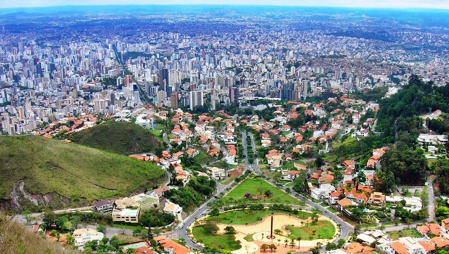 Vista de Belo Horizonte, capital do estado