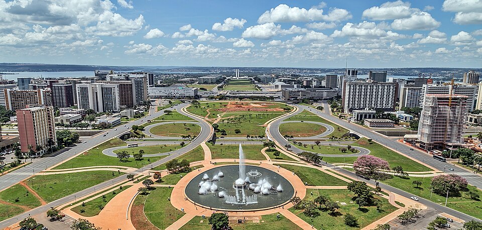 Vista de Brasília, capital do estado