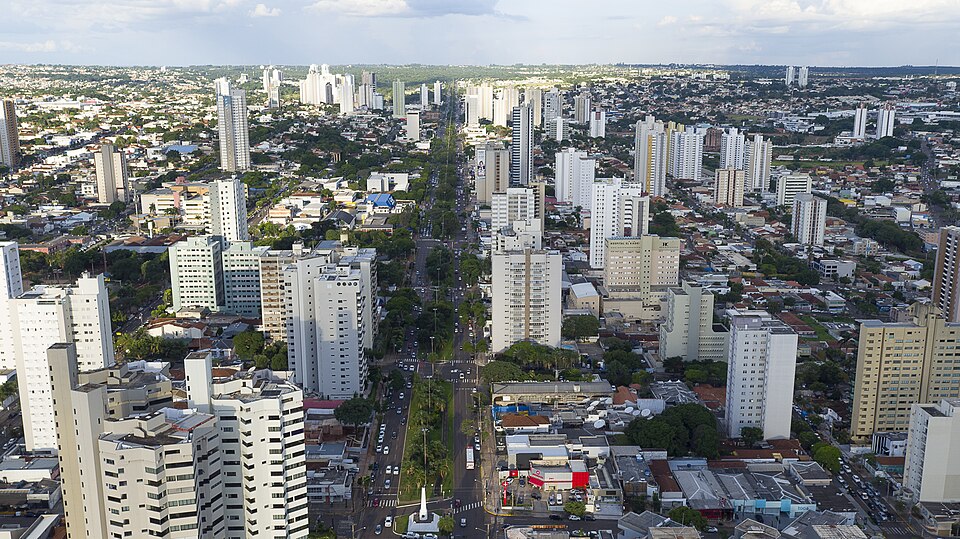 Vista de Campo Grande, capital do estado