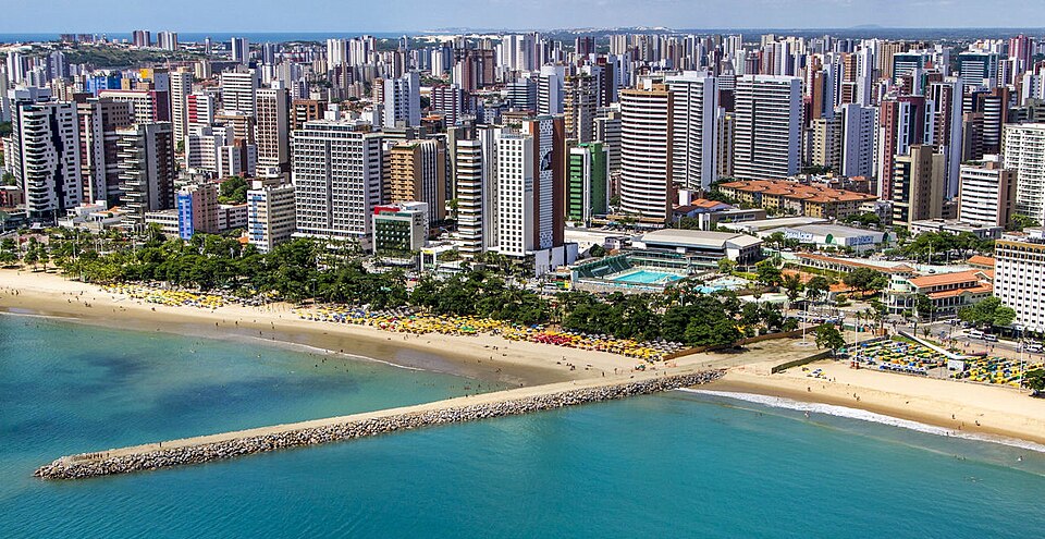 Vista de Fortaleza, capital do estado