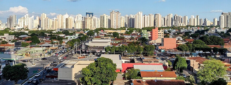 Vista de Goiânia, capital do estado