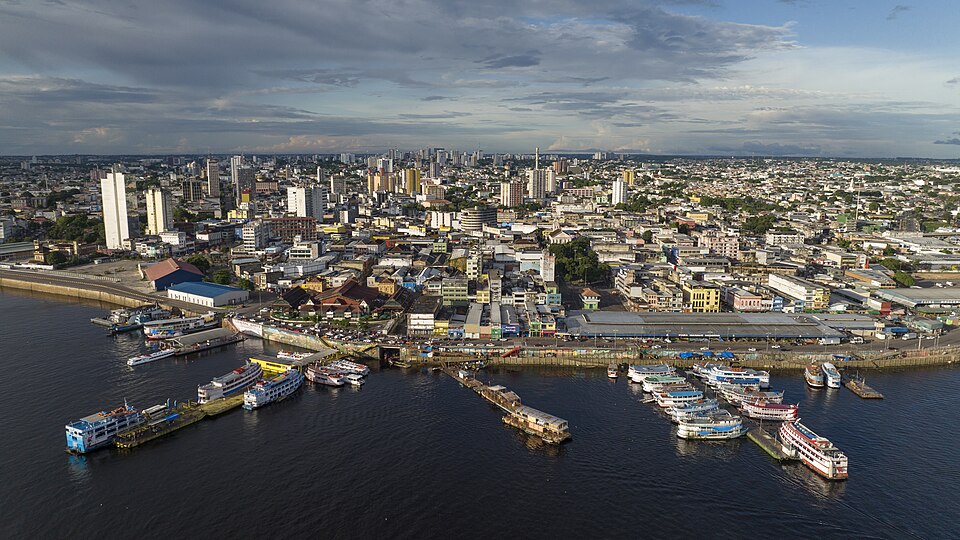 Vista de Manaus, capital do estado