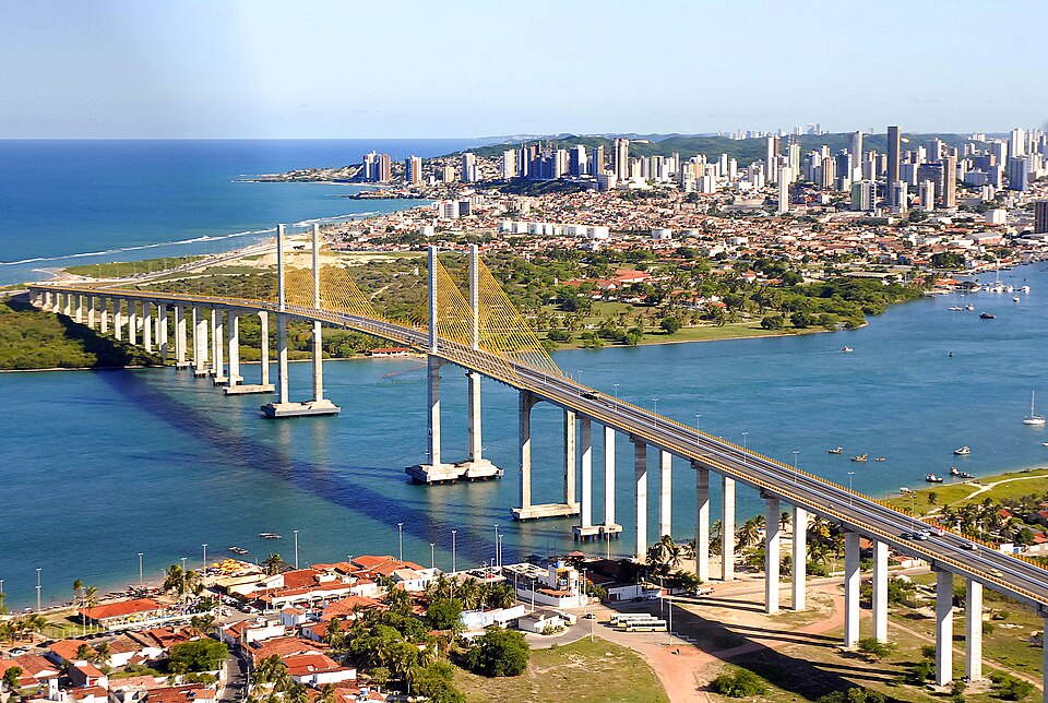 Vista de Natal, capital do estado
