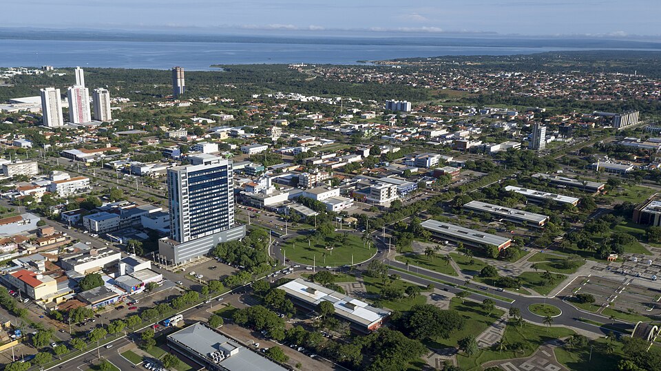 Vista de Palmas, capital do estado