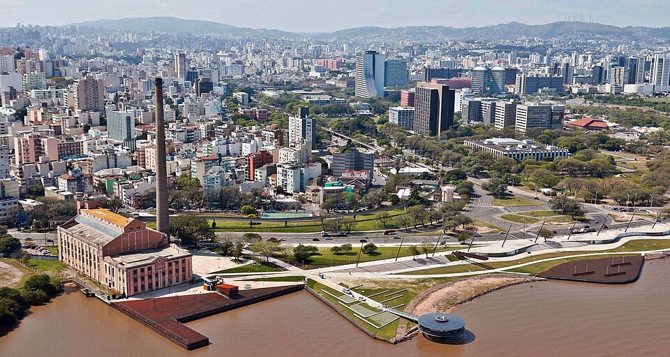 Vista de Porto Alegre, capital do estado