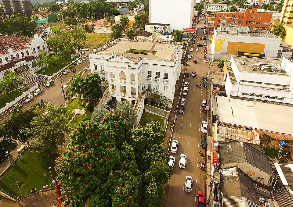 Vista de Porto Velho, capital do estado