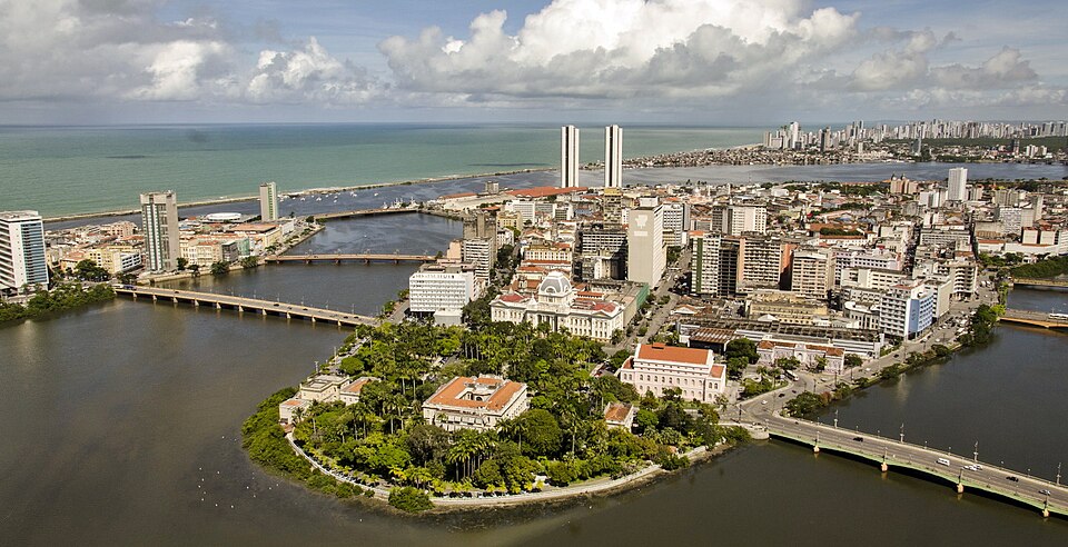 Vista de Recife, capital do estado