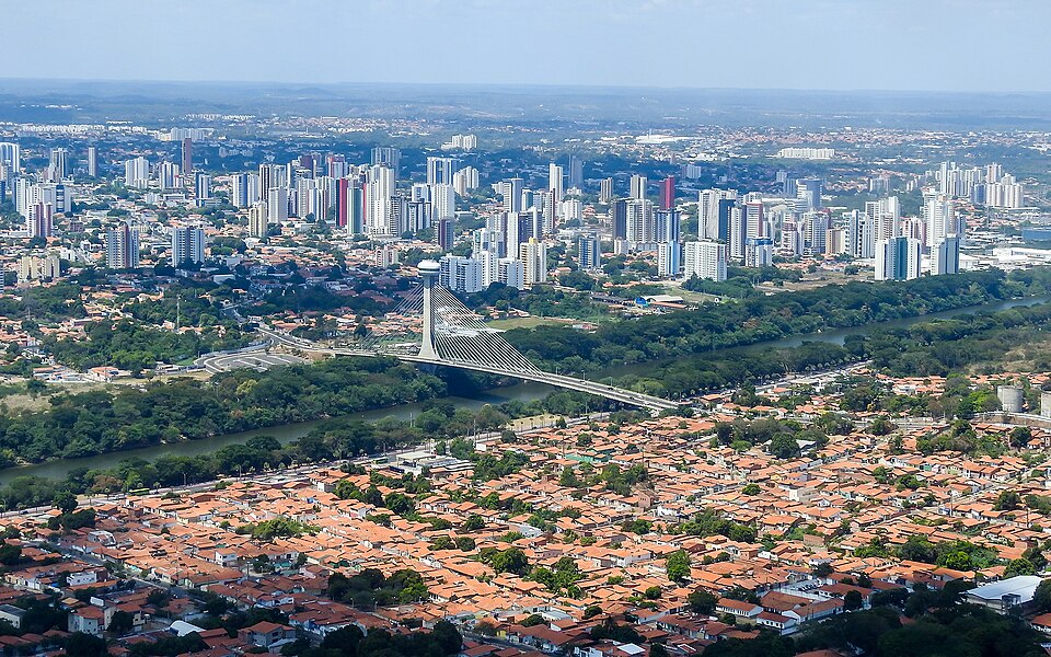 Vista de Teresina, capital do estado